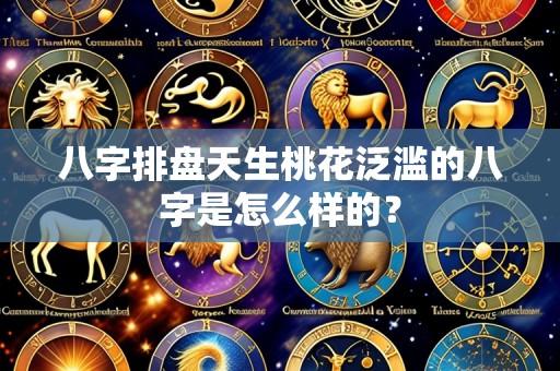 八字排盘天生桃花泛滥的八字是怎么样的?