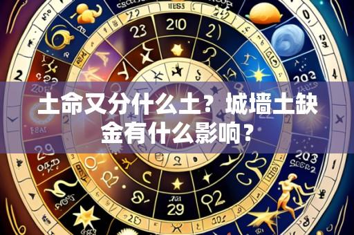 土命又分什么土?城墙土缺金有什么影响?