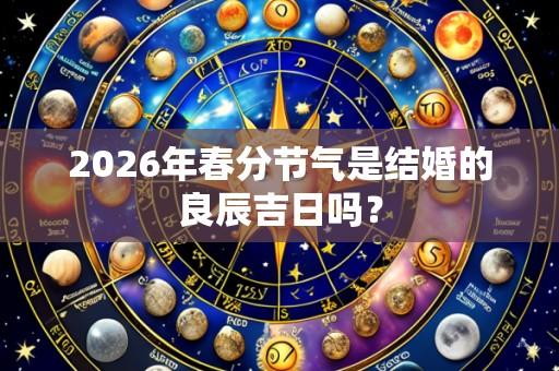 2026年春分节气是结婚的良辰吉日吗?