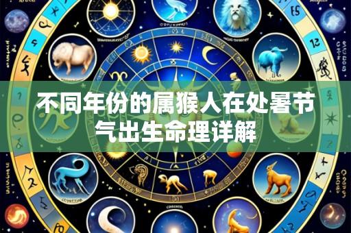 不同年份的属猴人在处暑节气出生命理详解