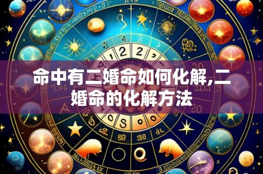 命中有二婚命如何化解,二婚命的化解方法