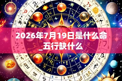2026年7月19日是什么命_五行缺什么