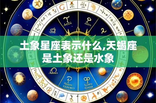 土象星座表示什么,天蝎座是土象还是水象