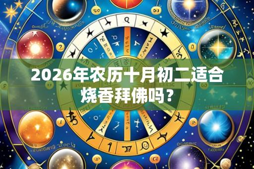 2026年农历十月初二适合烧香拜佛吗?