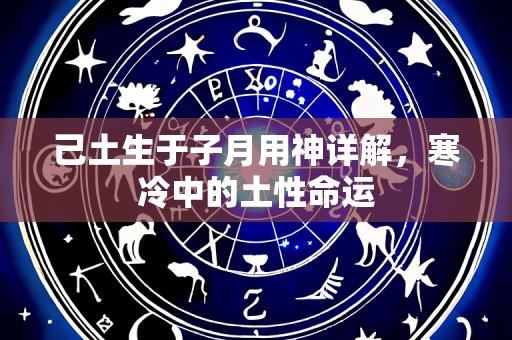 己土生于子月用神详解,寒冷中的土性命运