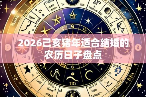 2026己亥猪年适合结婚的农历日子盘点