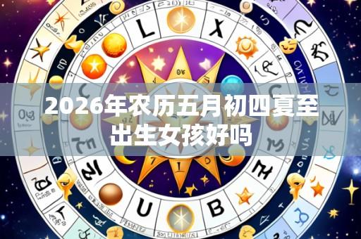 2026年农历五月初四夏至出生女孩好吗