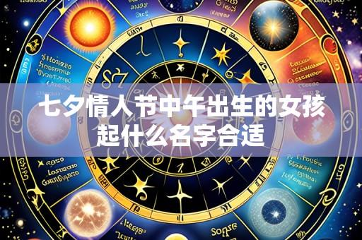 七夕情人节中午出生的女孩起什么名字合适
