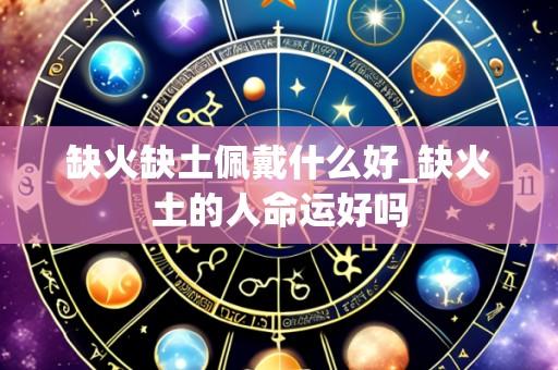 缺火缺土佩戴什么好_缺火土的人命运好吗