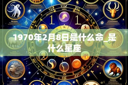 1970年2月8日是什么命_是什么星座