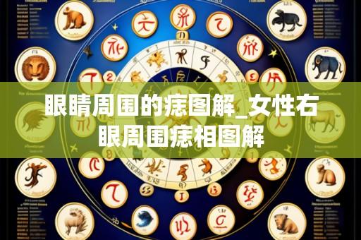 眼睛周围的痣图解_女性右眼周围痣相图解