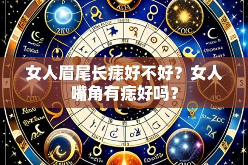 女人眉尾长痣好不好?女人嘴角有痣好吗?
