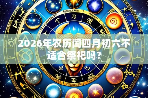2026年农历闰四月初六不适合祭祀吗?