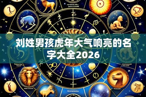 刘姓男孩虎年大气响亮的名字大全2026