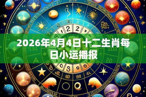 2026年4月4日十二生肖每日小运播报