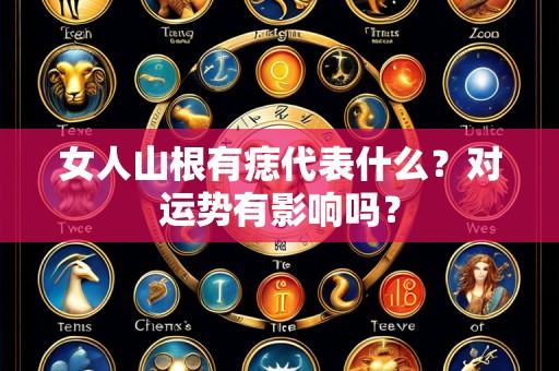 女人山根有痣代表什么？对运势有影响吗？