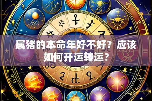 属猪的本命年好不好?应该如何开运转运?