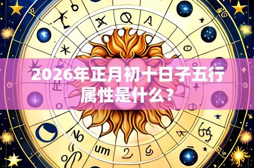 2026年正月初十日子五行属性是什么?