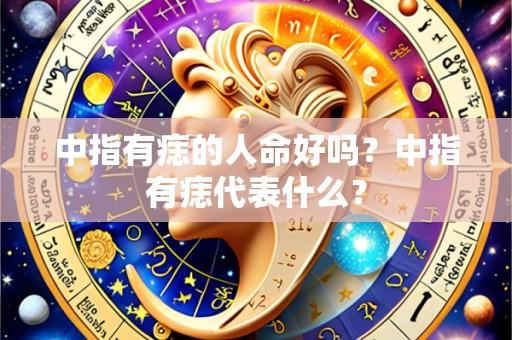 中指有痣的人命好吗?中指有痣代表什么?