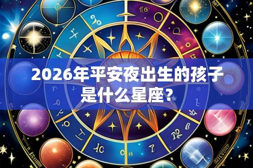 2026年平安夜出生的孩子是什么星座?