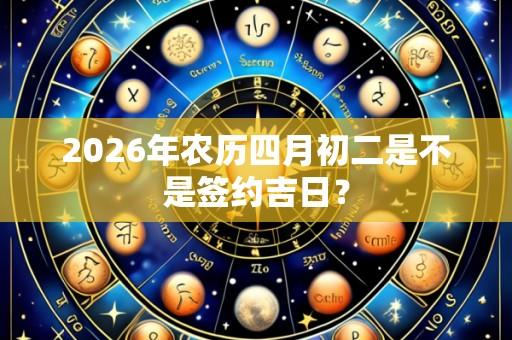 2026年农历四月初二是不是签约吉日?