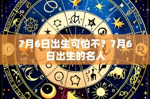 7月6日出生可怕不?7月6日出生的名人