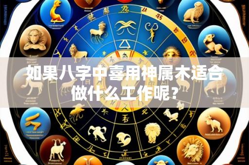 如果八字中喜用神属木适合做什么工作呢?