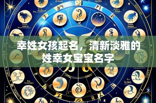 幸姓女孩起名，清新淡雅的姓幸女宝宝名字