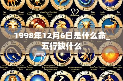 1998年12月6日是什么命_五行缺什么