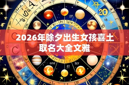 2026年除夕出生女孩喜土取名大全文雅