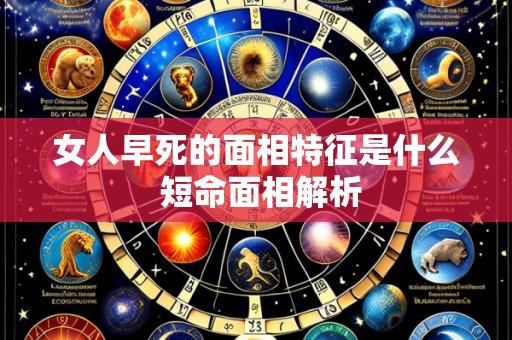 女人早死的面相特征是什么 短命面相解析