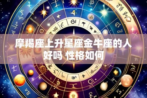 摩羯座上升星座金牛座的人好吗 性格如何