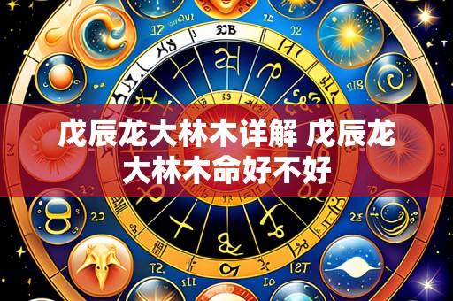 戊辰龙大林木详解 戊辰龙大林木命好不好