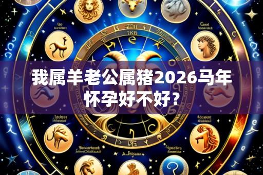 我属羊老公属猪2026马年怀孕好不好?