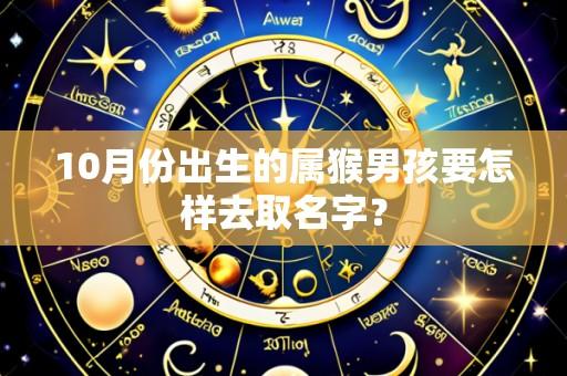 10月份出生的属猴男孩要怎样去取名字?