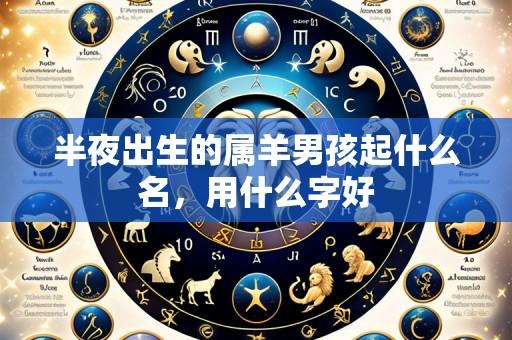 半夜出生的属羊男孩起什么名,用什么字好