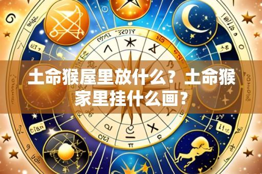 土命猴屋里放什么?土命猴家里挂什么画?