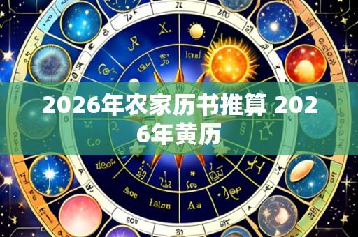 2026年农家历书推算 2026年黄历