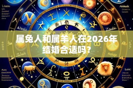 属兔人和属羊人在2026年结婚合适吗?