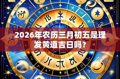 2026年农历三月初五是理发黄道吉日吗?
