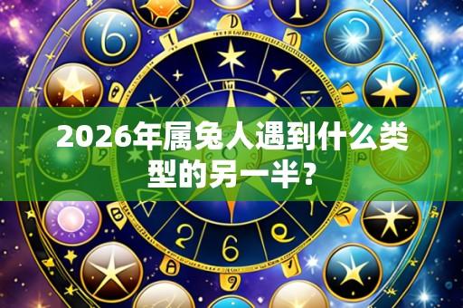 2026年属兔人遇到什么类型的另一半?