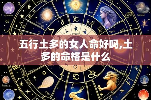 五行土多的女人命好吗,土多的命格是什么