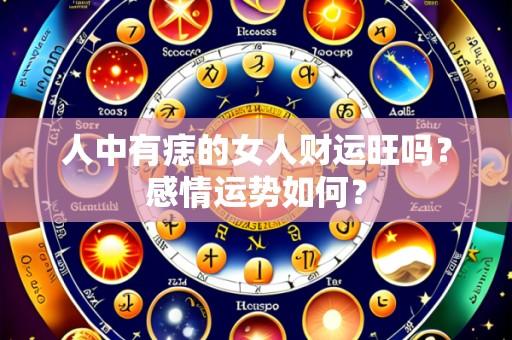 人中有痣的女人财运旺吗?感情运势如何?