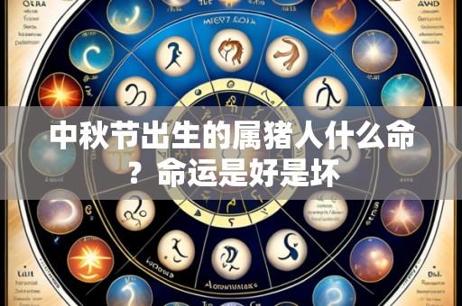 中秋节出生的属猪人什么命?命运是好是坏