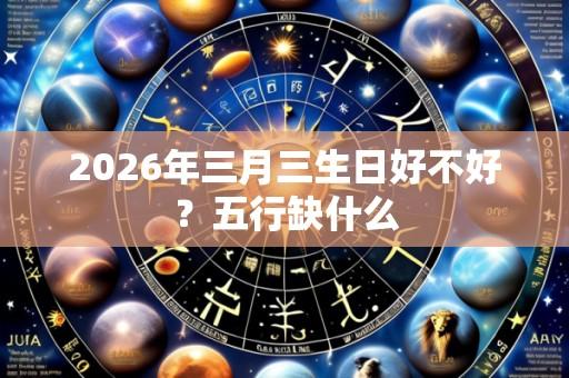 2026年三月三生日好不好?五行缺什么