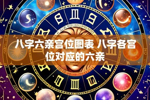 八字六亲宫位图表 八字各宫位对应的六亲