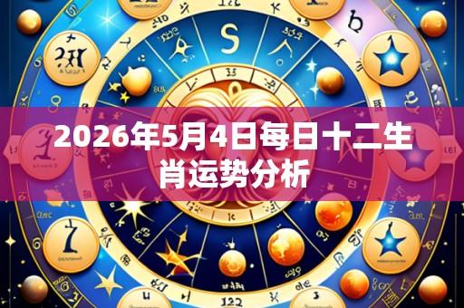 2026年5月4日每日十二生肖运势分析