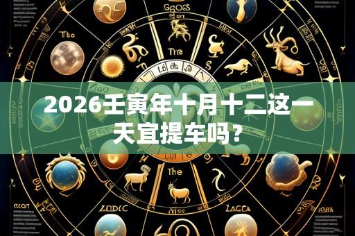 2026壬寅年十月十二这一天宜提车吗？