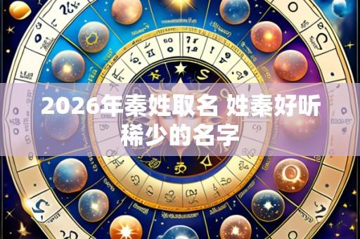 2026年秦姓取名 姓秦好听稀少的名字