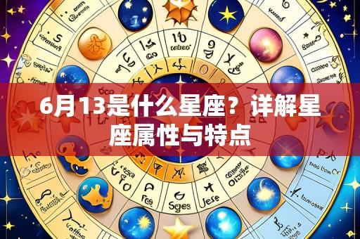6月13是什么星座？详解星座属性与特点
